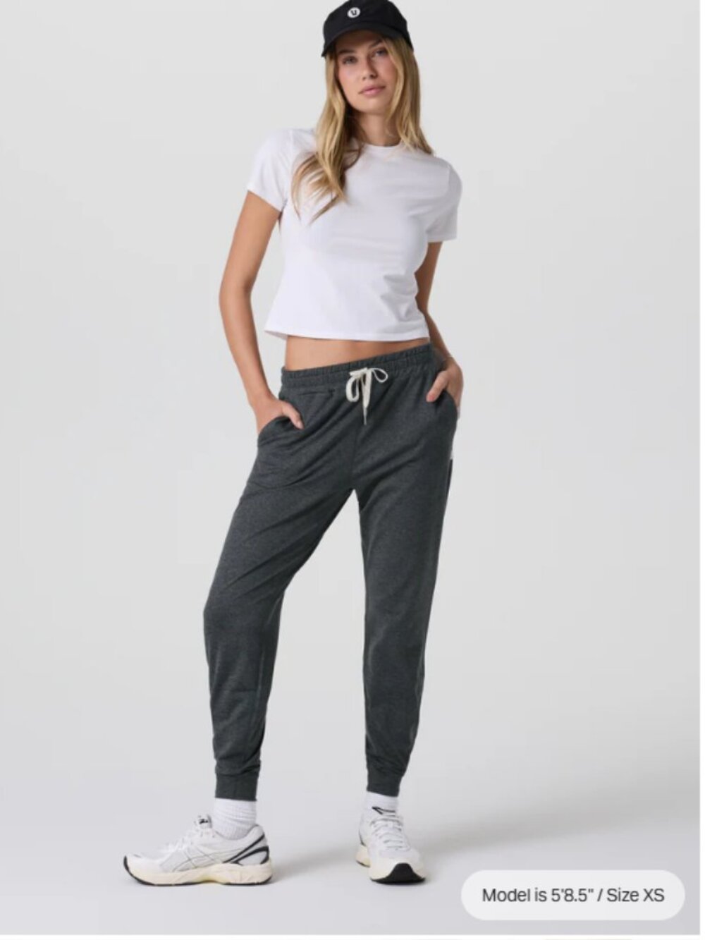 Vuori Performance Jogger XS Reg Charcoal Heather